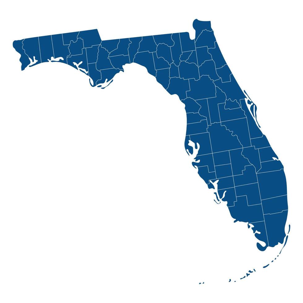 Map of Florida showing the firm's statewide service areas